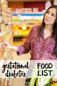 Take this shopping list with you to the grocery store to help you pick out healthy foods that work with your pregnancy and gestational diabetes.